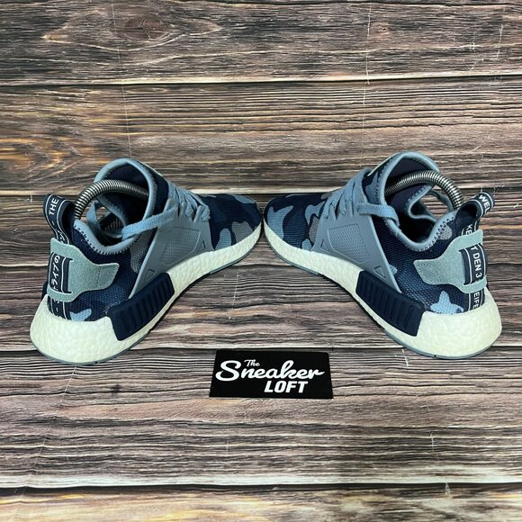Adidas NMD XR1 Women's Blue Duck Camo Athletic Shoes - Picture 5 of 8